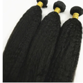 10A Kinky Straight 100% Human Hair Weave Bundles Natural Black