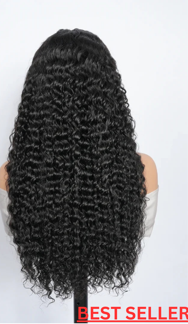 9A Deep Wave Wigs Lace Frontal Human Hair Wigs 13x4 and 13x6 Transparent Lace