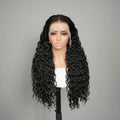 9A Loose Deep Wigs Human Hair Wigs 13×4 / 13×6 Frontal HD Lace Natural Black