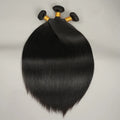9A Straight 100% Unprocessed Virgin Human Hair Weave Bundles Natural Black