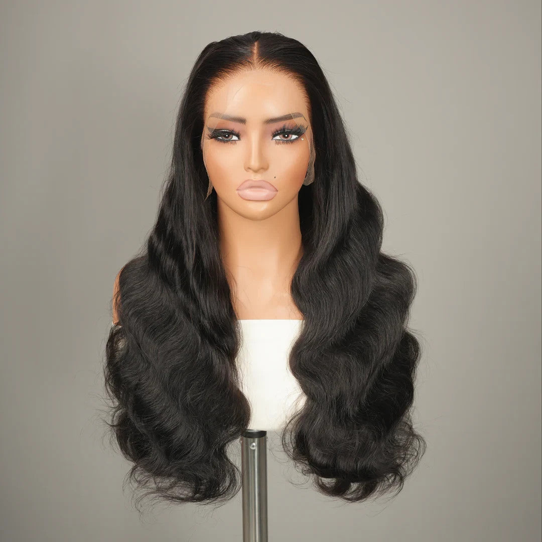 9A Body Wave Wigs 7×4 Transparent Lace Wig / 7×4 HD Lace Wig Human Hair
