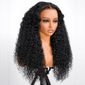 9A Virgin Hair Curly Wigs 6×6 Transparent Lace Wig 6 By 6 HD Lace Wig Black
