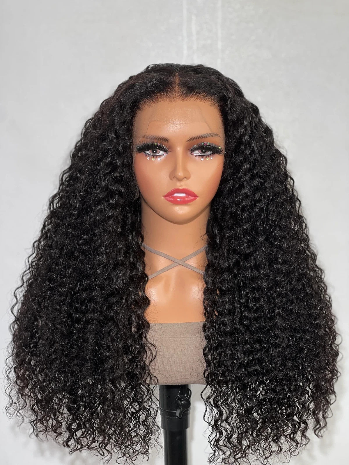 9A Deep Wave Wigs 360 Wig 100% Human Hair Wigs Black Pre Plucked Top Quality