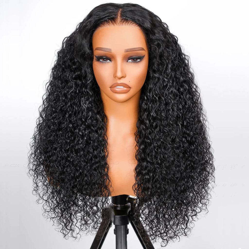 9A Virgin Hair Curly 7x4 Lace Closure Wigs HD Lace Wigs And Transparent Lace Wig