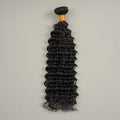 10A Deep Wave Bundles 100% Virgin Human Hair Natural Black Weave Thick & Soft
