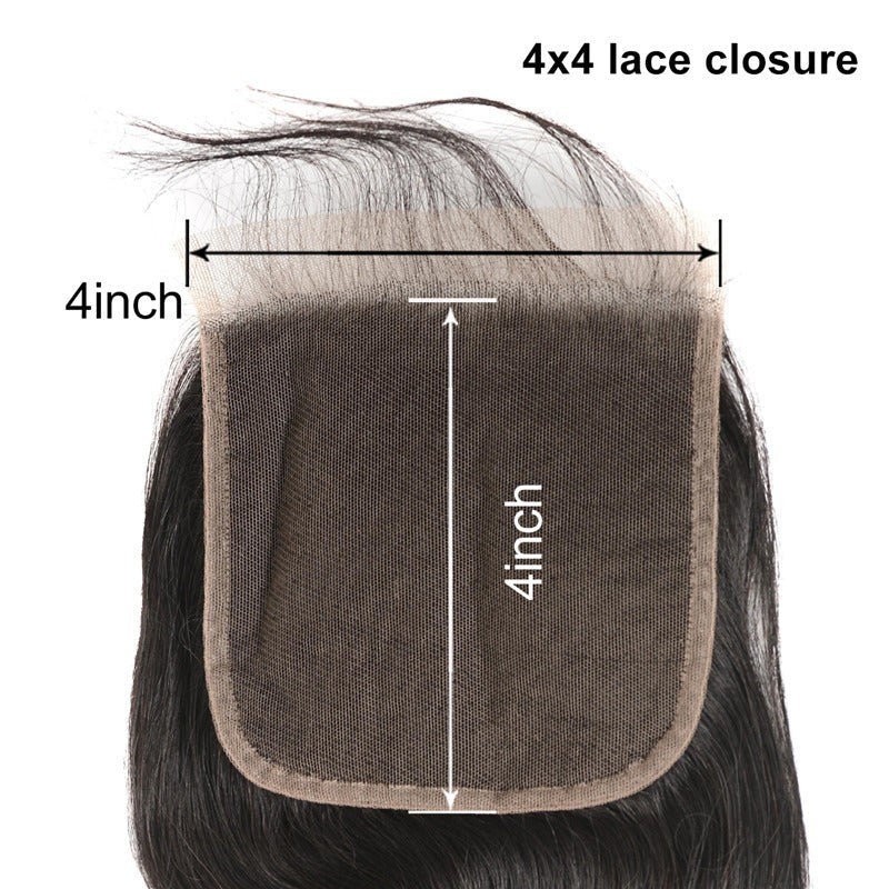 Human Hair Loose Deep Wave 5x5/4x4 Lace closure Human Virgin Hair HD Lace