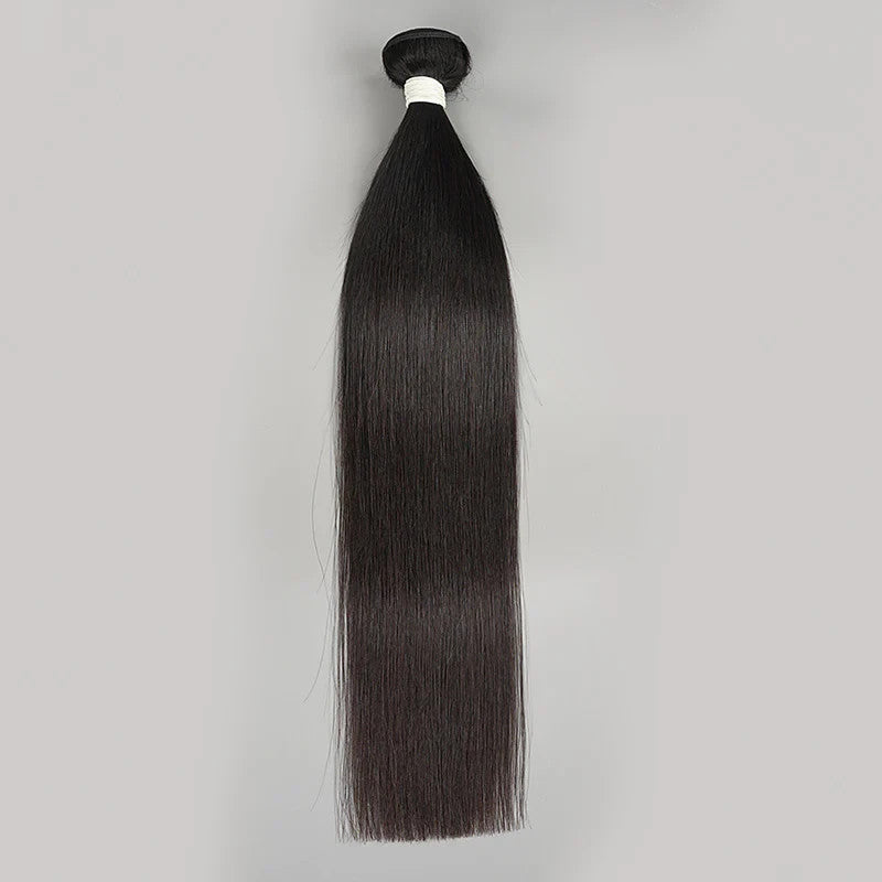 12A Raw Hair Straight 100% Unprocessed Raw Human Hair Weave Bundles Black