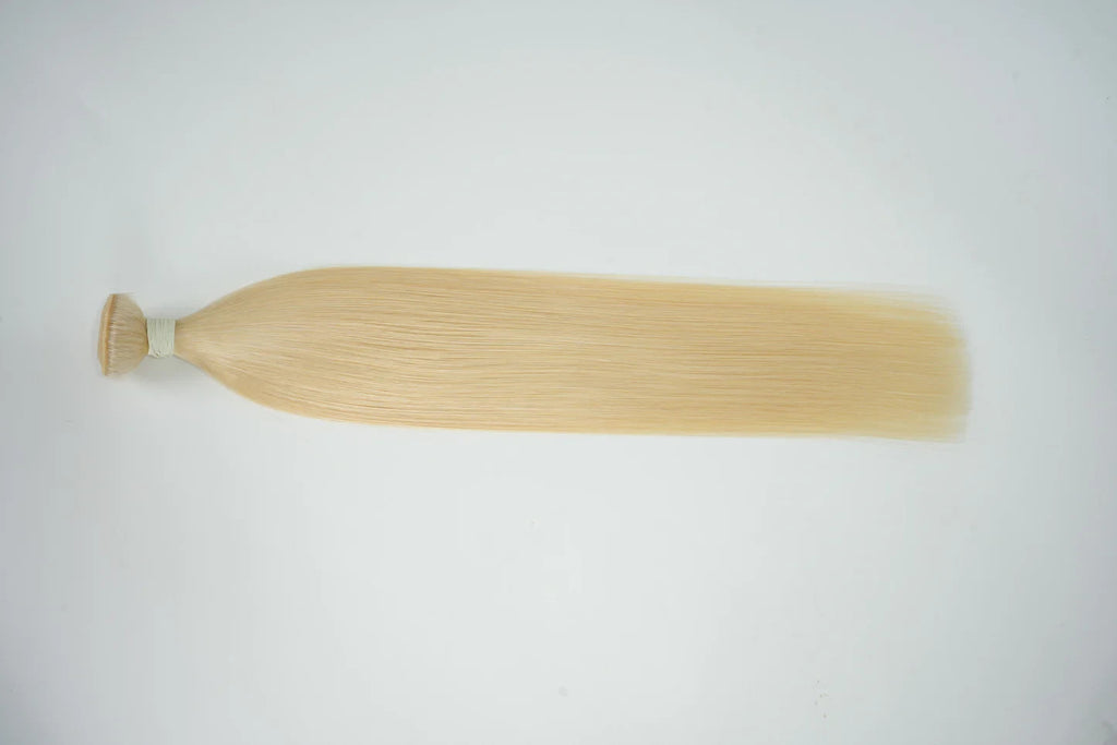 #613 Raw Hair Straight Bundle Weft Unprocessed 100% Human Hair Thick & Soft