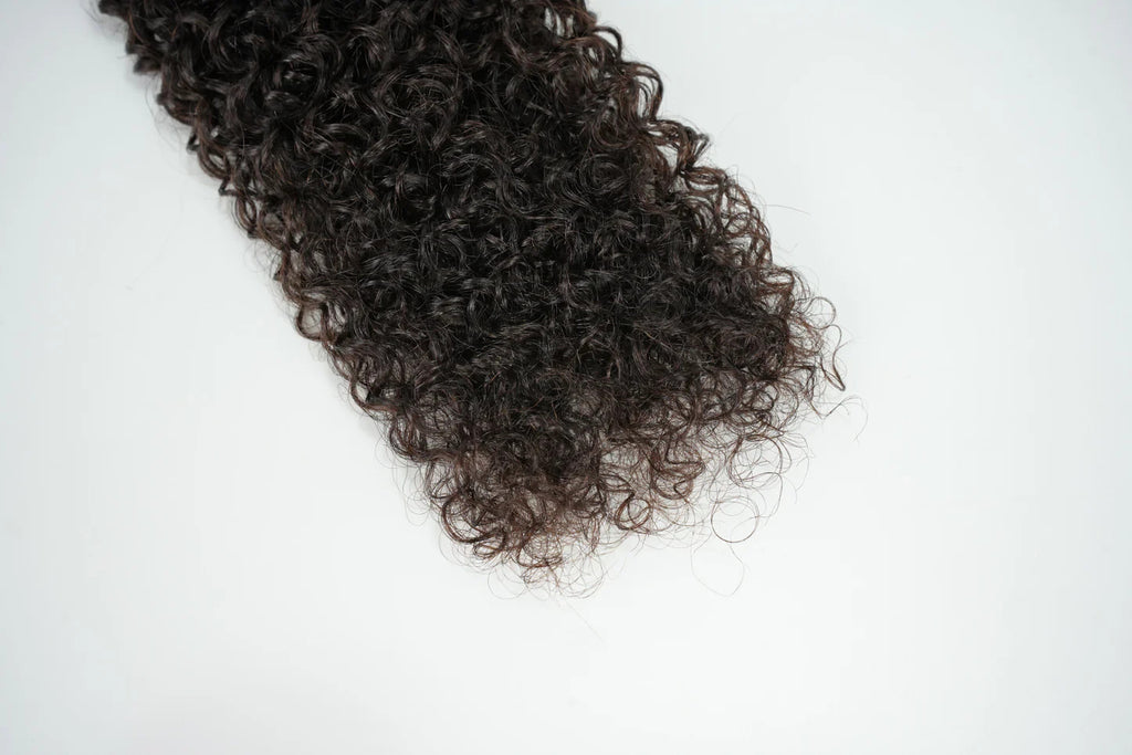 Curly Hair Bundle Weft Raw Hair Can Bleach To #613 100% Unprocessed Human Hair