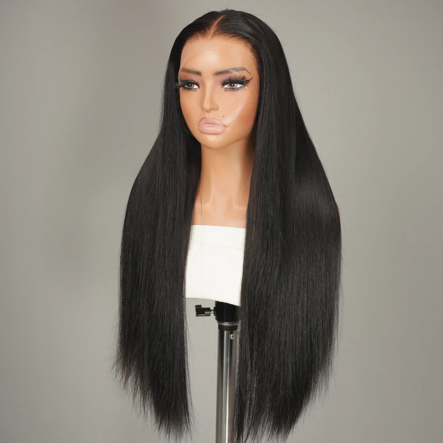 9A Straight Wigs 13×4 HD Lace Wig/13×6 HD Lace Wig Natural Black Human Hair