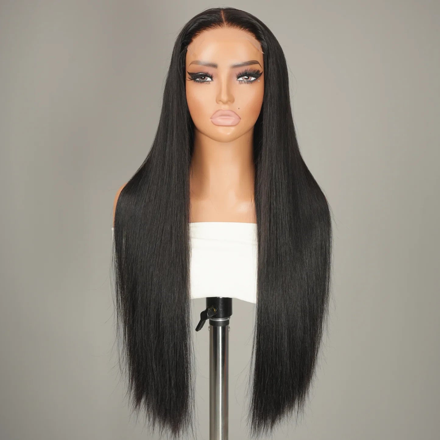 9A Straight Wigs 8×6 Transparent Lace Wig/8×6 HD Lace Wig Natural Black