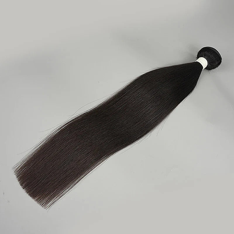 12A Raw Hair Straight 100% Unprocessed Raw Human Hair Weave Bundles Black