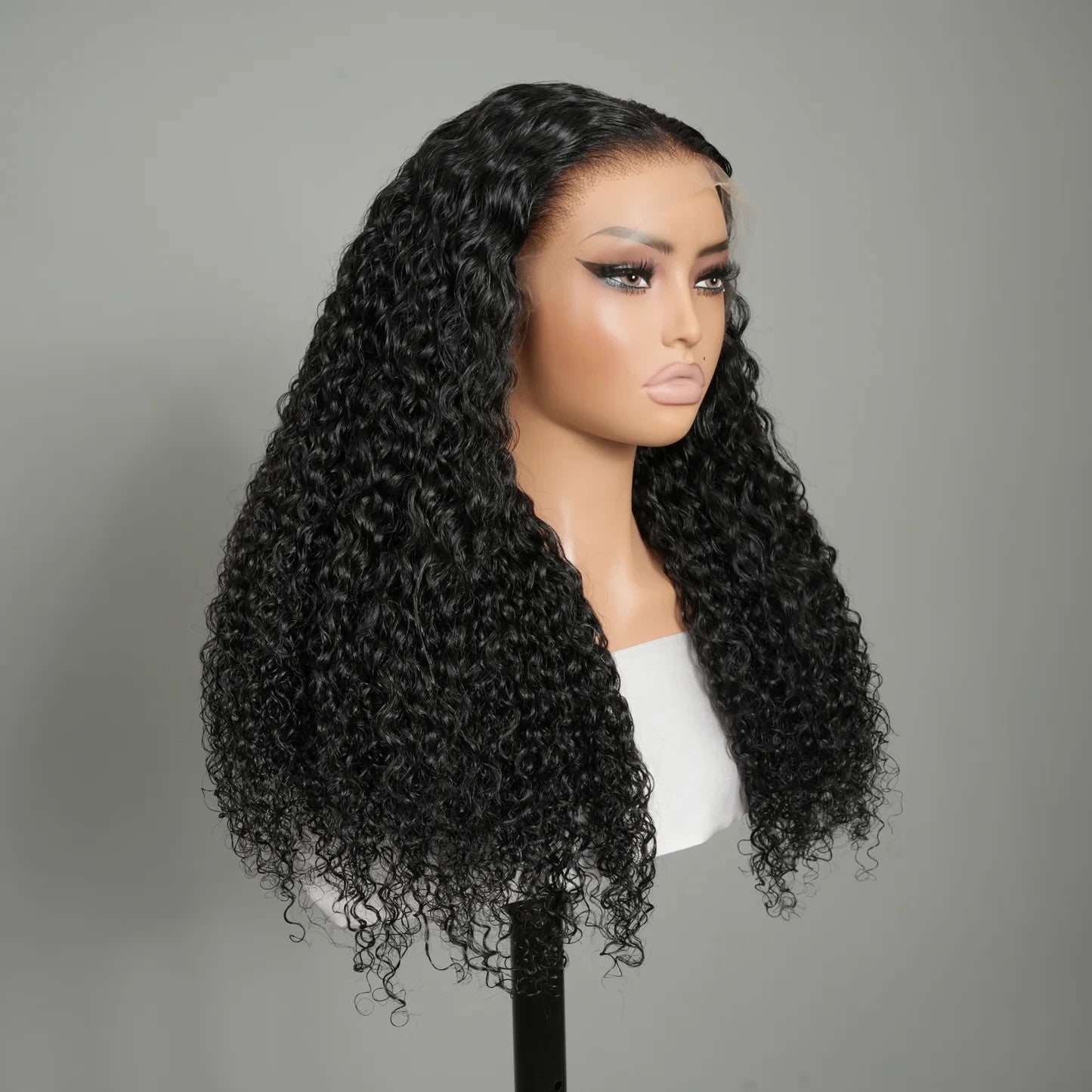 Long Curly Wigs Invisible Transparent Lace Front 13x4 And HD Lace Frontal Wig