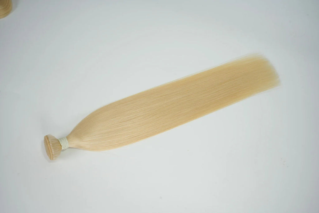 #613 Raw Hair Straight Bundle Weft Unprocessed 100% Human Hair Thick & Soft