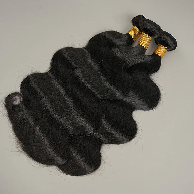 9A Body Wave Virgin 100% Human Hair Bundles Unprocessed Hair Extensions