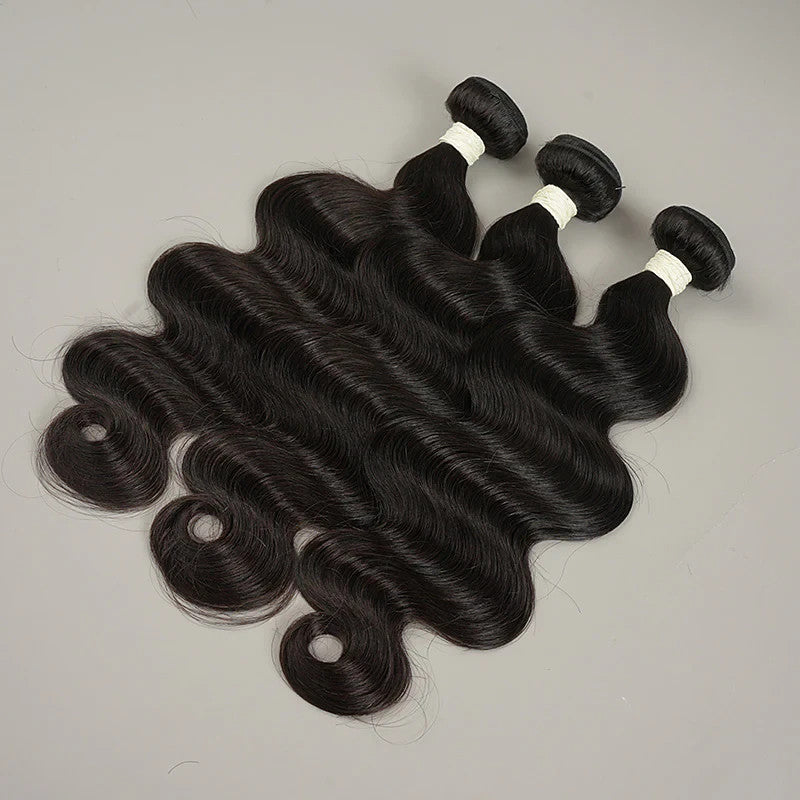 Body Wave Raw Hair Bundles Weft Weave 100% Human Hair Unprocessed Hair Extension