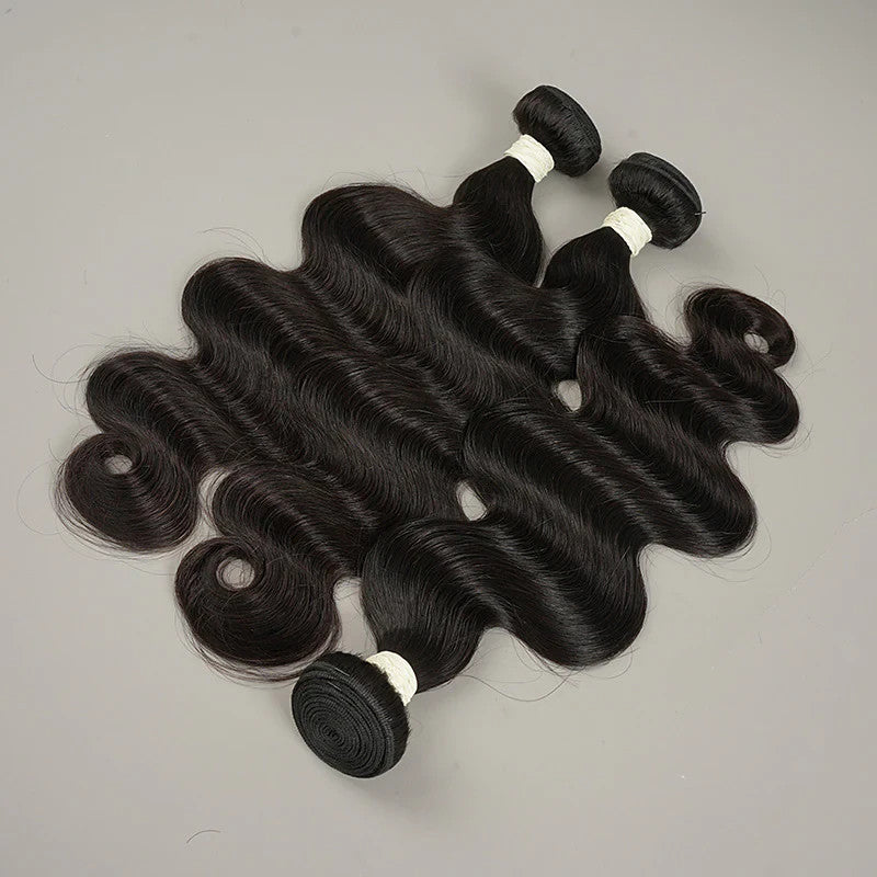 Body Wave Raw Hair Bundles Weft Weave 100% Human Hair Unprocessed Hair Extension