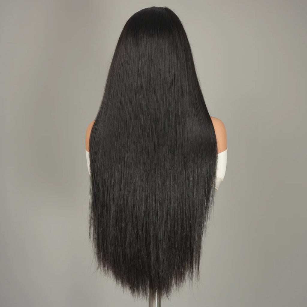 9A Straight Wigs 13×4 HD Lace Wig/13×6 HD Lace Wig Natural Black Human Hair
