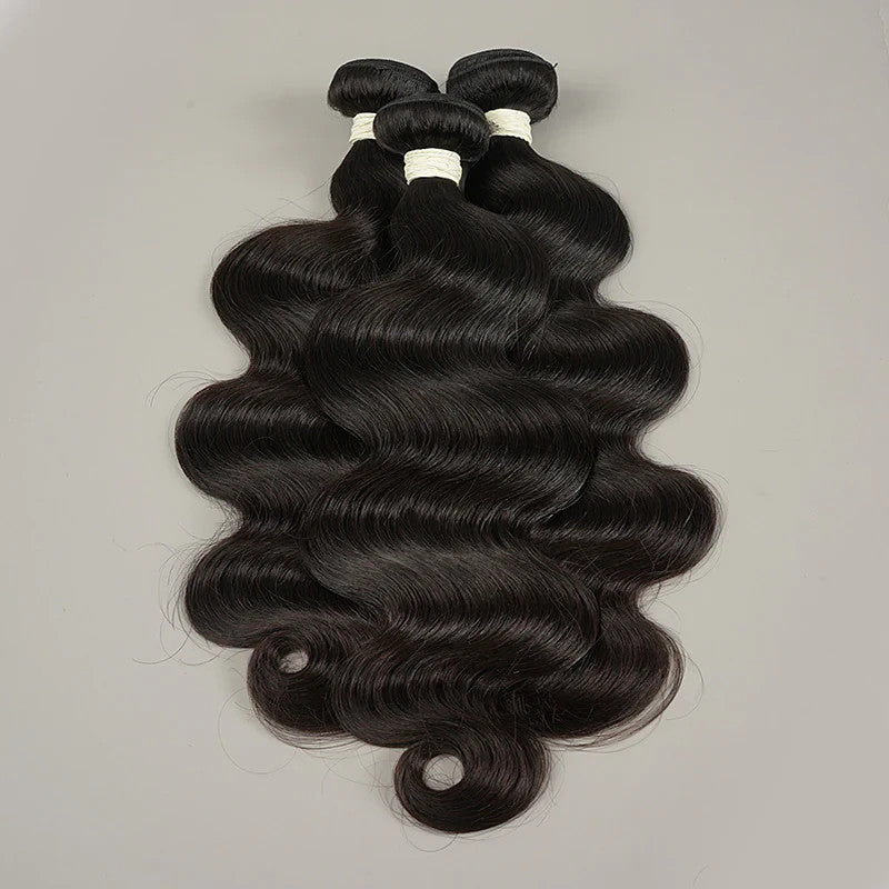 Body Wave Raw Hair Bundles Weft Weave 100% Human Hair Unprocessed Hair Extension