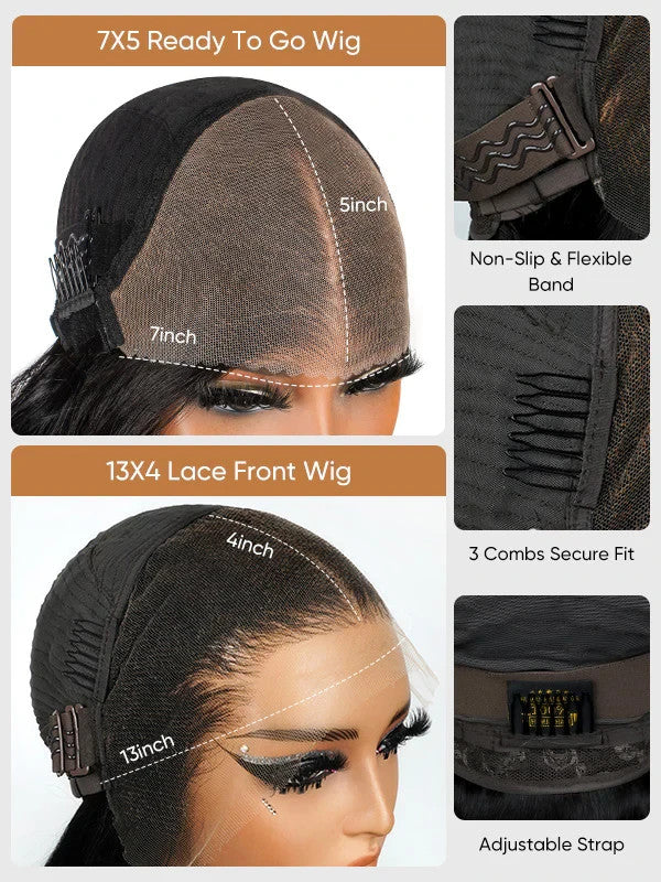 9A Loose Deep Wigs Human Hair Wigs 13×4 / 13×6 Frontal HD Lace Natural Black